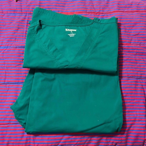 Scrubstar Tops Scrubstar Hunter Green Scrub Set Poshmark